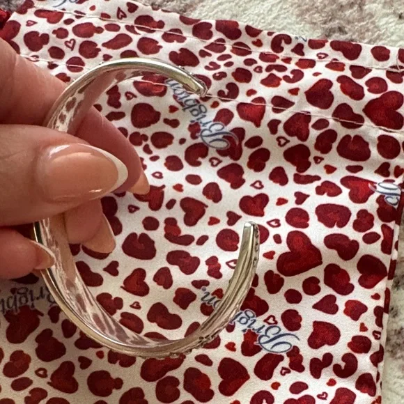 Brighton Mosaic Mojav Cuff (Silver Ball Pattern Cuff/ Bangle) - Picture 7 of 8